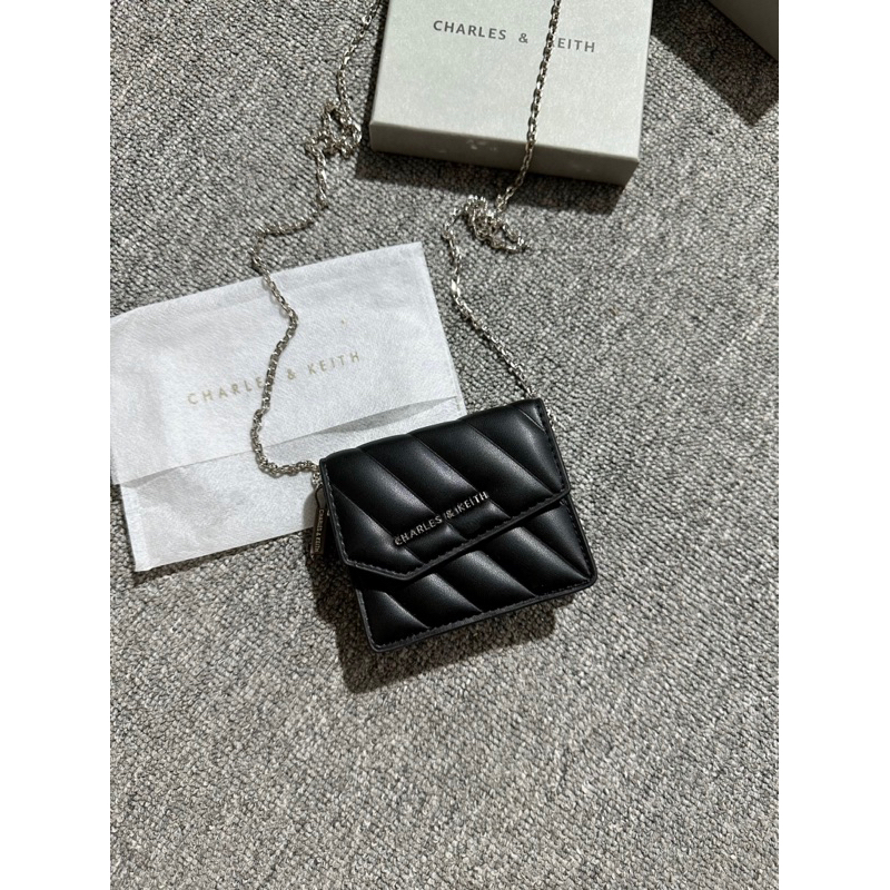 Ví kèm dây xích lắp chéo cê-ka mini chuẩn xịn