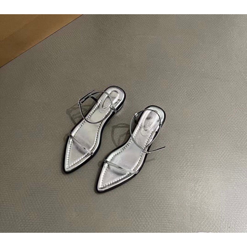 GIÀY SANDAL QUAI DÂY MẢNH GÓT TRÒN 3 PHÂN XINH
