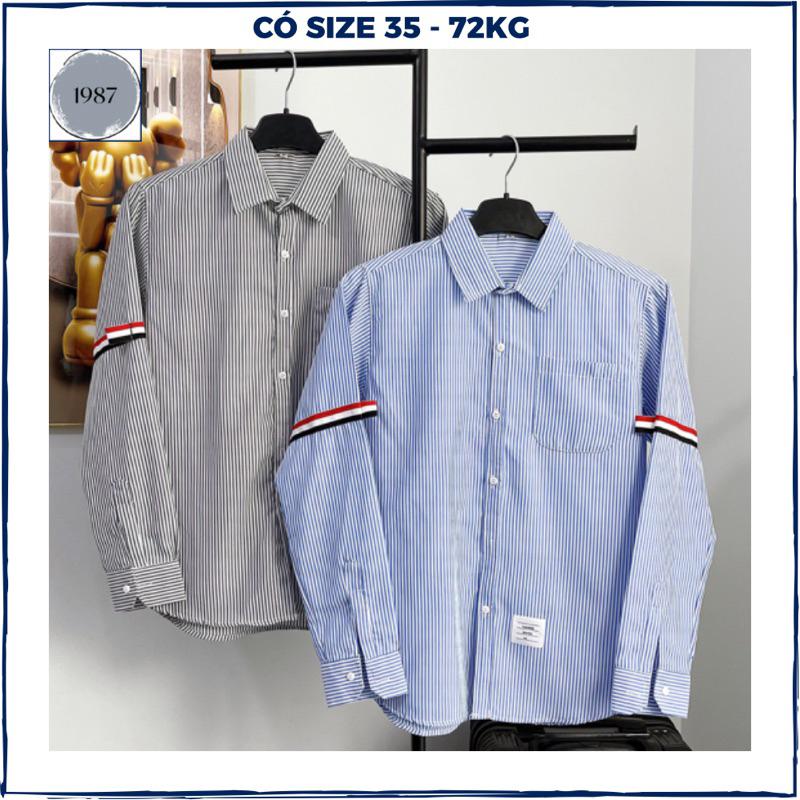 Áo sơ mi nam tay dài vải cotton form rộng hình caro mầu loang, áo sơmi nam trung niên quà tặng bạn trai