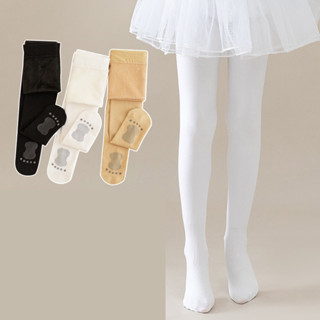 Quần tất chống trượt cho bé gái chất thun dày dặn co giãn nhiều, quần tất múa