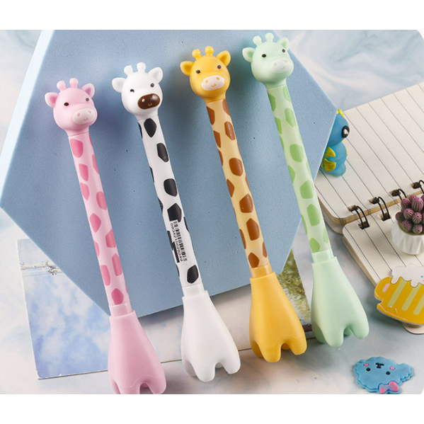 Bút hưu cao cổ viết gel đen dễ thương