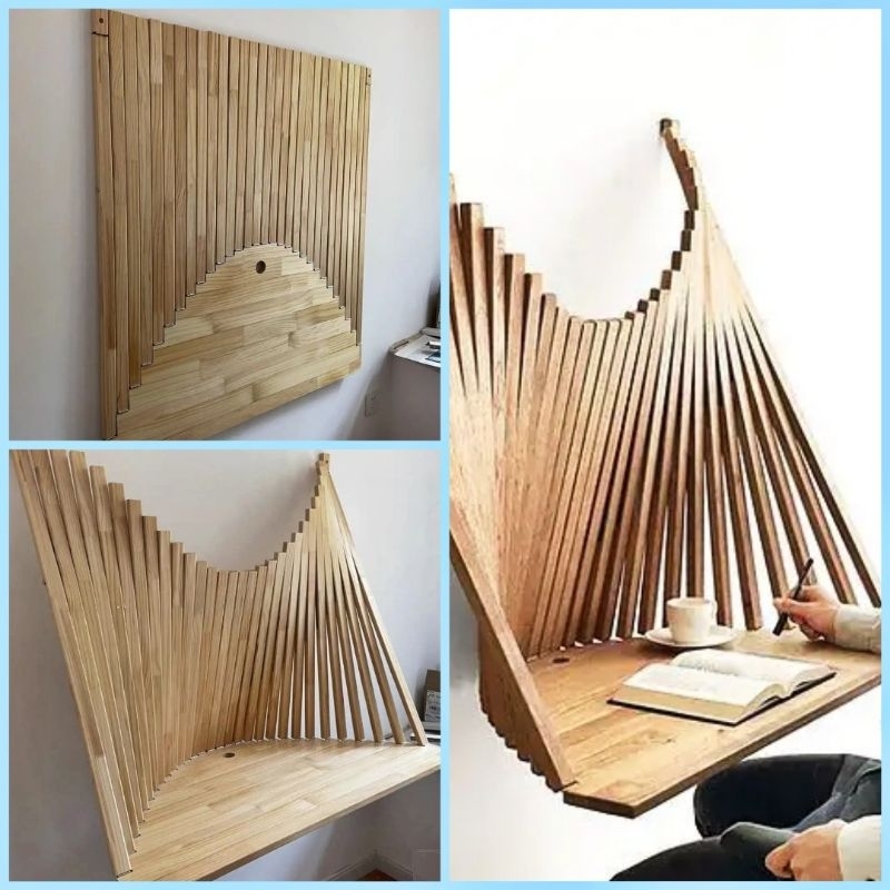 Bàn học, bàn làm việc, bàn gỗ xếp, bàn treo tường, bàn thông minh Châu Âu, bàn làm việc học tập, treo tường Cao Cấp.