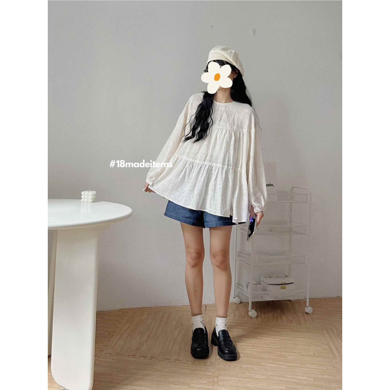 Áo babydoll Bora 18made ✿ 𝐁𝐲 𝐄𝐢𝐠𝐡𝐭𝐞𝐞𝐧 𝐀𝐠𝐚𝐢𝐧