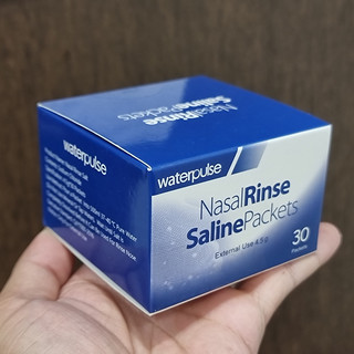 Muối Rửa Mũi Nano Bạc. Muối Sinh Lý Waterpulse Nasal Rinse Salt làm sạch nghẹt mũi, viêm mũi dị ứng, viêm xoang