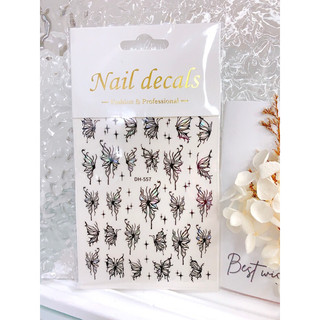 Sticker bướm nail dán móng DH557- sticker dán móng bướm nail DH557 siêu hót.