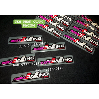 Tem racing phản quang