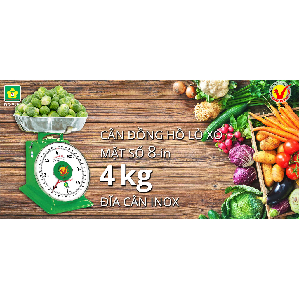 Cân Nhơn Hòa 4kg;12kg;15kg;20kg;30kg;60kg;100kg
