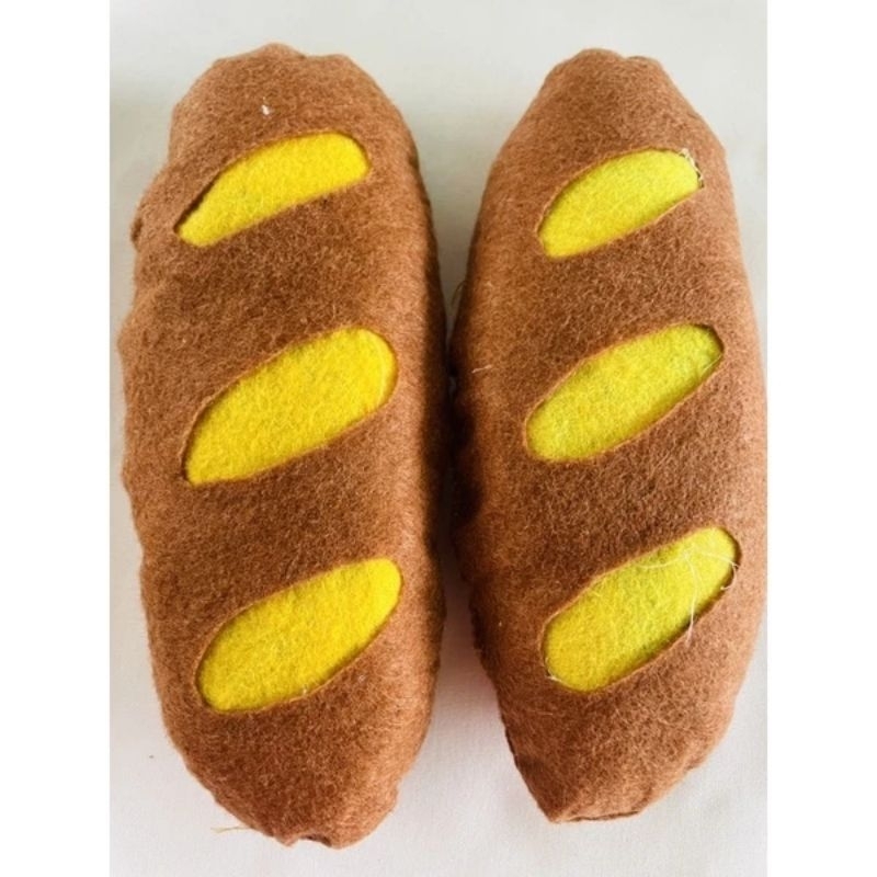 Bánh mỳ bằng vải nỉ đồ dung mầm non