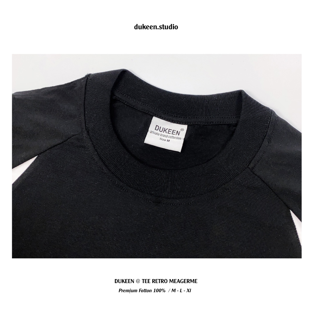 Áo Thun Local Brand Unisex, Áo Phông Retro Nam Nữ Oversize Meagerme Phong Cách Hàn Quốc TS031