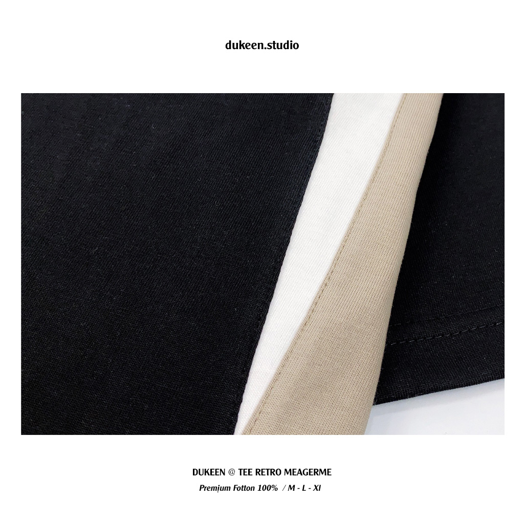 Áo Thun Local Brand Unisex, Áo Phông Retro Nam Nữ Oversize Meagerme Phong Cách Hàn Quốc TS031