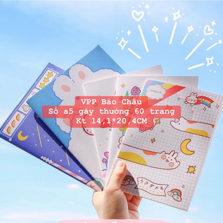 Sổ ghi chép khổ A5 phong cách Hàn Quốc