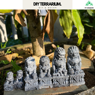 Combo tượng sư tử giả đá 3 size