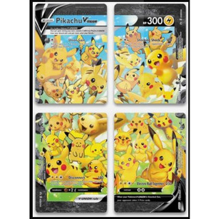 Thẻ bài pokemon - tcg - pikachu v-union / swsh140