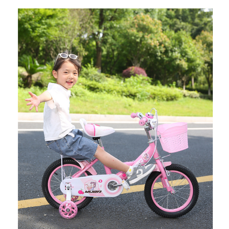 Xe đạp trẻ em cho bé gái giá rẻ cho bé từ 2-7 tuổi 12-14-16inh khung nhôm