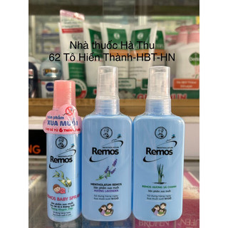 Xịt chống muỗi Remos cho người lớn và trẻ em từ 6 tháng tuổi