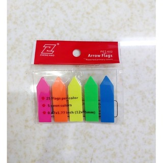 Giấy note đánh dấu trang- giấy phân trang 5 màu