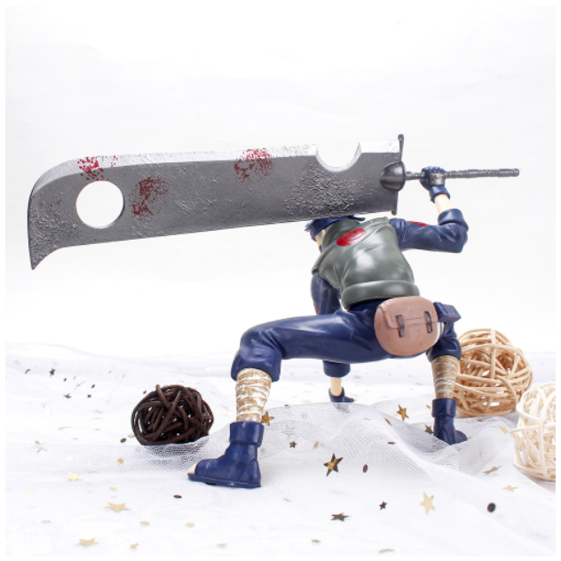 Mô Hình Nhân Vật Kakashi, Trong Bộ Truyên Tranh Naruto, KaKashi Cầm Đao Cao 15cm - Tượng Figure Naruto