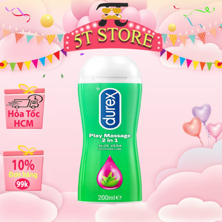 Gel Bôi Trơn Massage Durex 2in1 - Thể Tích 200ml - TháiLand - Vừa Massage Vừa Bôi Trơn - Hương Nha Đam