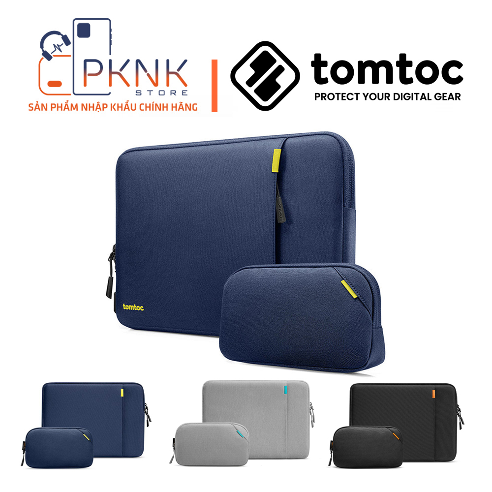 TÚI CHỐNG SỐC TOMTOC  DEFENDER KIT MACBOOK PRO 13 14 16 INCH - BẢO HÀNH CHÍNH HÃNG 12 THÁNG