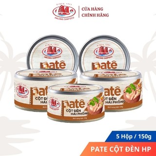 Combo 5 hộp pate cột đèn 150g - đồ hộp hạ long