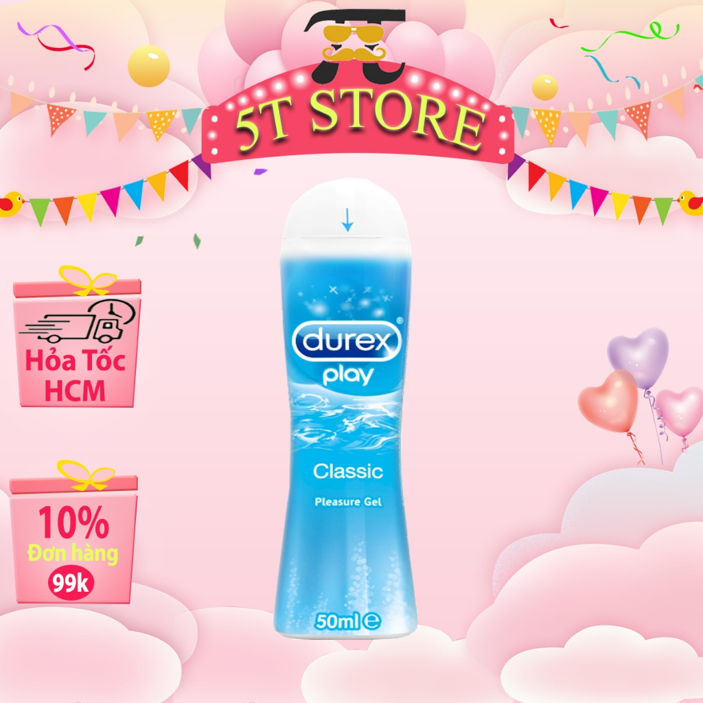 Gel Bôi Trơn Durex Play Classic 50ml - Không Mùi - Không Vị - Bôi Trơn Tự Nhiên - Hàng Chính Hãng - Che Tên Giao Hàng