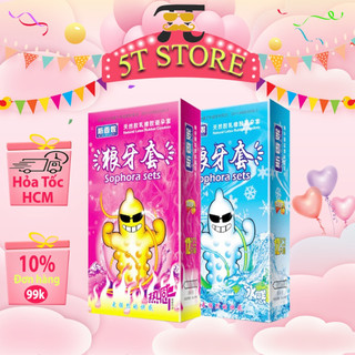 Bao cao su băng lửa - mang cảm giác lạnh như đá - nóng như lửa - hộp 12 cái