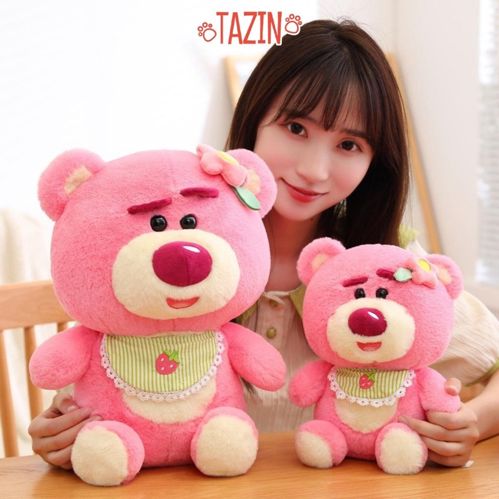 Gấu Lotso Dâu Yếm Baby, Gấu Bông Losto Mùi Thơm Nhẹ Dễ Thương - SANBEO.VN