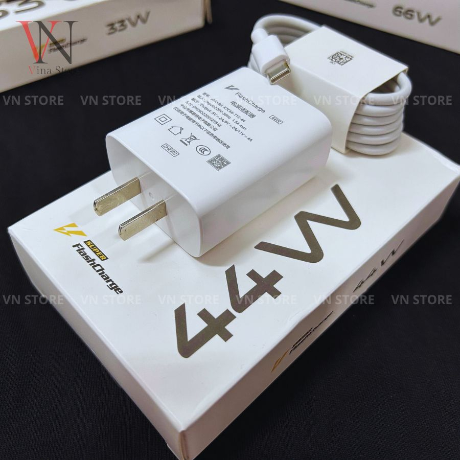 Sạc vivo  44w,sạc nhanh Flash charge không nóng máy dùng các dòng Vivo V25/V25e/Y02s/Y16/Y21/Y22/Y22s
