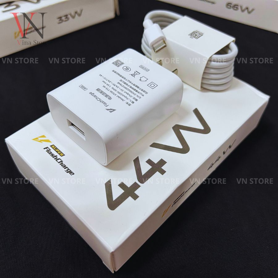 Sạc vivo  44w,sạc nhanh Flash charge không nóng máy dùng các dòng Vivo V25/V25e/Y02s/Y16/Y21/Y22/Y22s