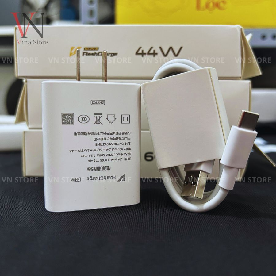 Sạc vivo  44w,sạc nhanh Flash charge không nóng máy dùng các dòng Vivo V25/V25e/Y02s/Y16/Y21/Y22/Y22s