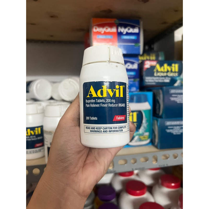 Thanh lý date t4/2024 Ádvil_ibuprofen tablets_200mg hộp 200 viên nén