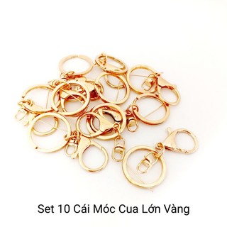 ❌ set 10 cái móc càng cua gắn móc khoá trang trí ❌