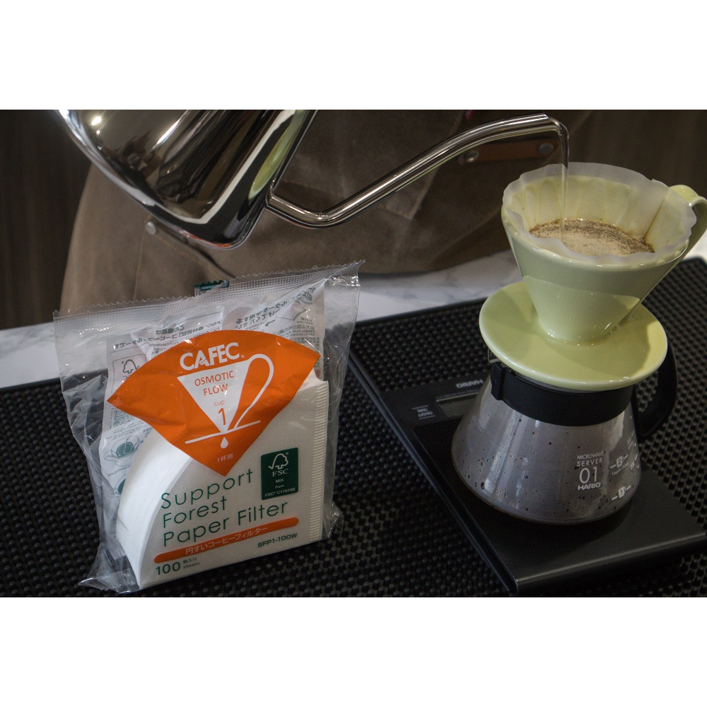 Giấy Lọc Cà Phê CAFEC SFP V60 - 100 Tờ, nhập khẩu Nhật bản chính hãng.