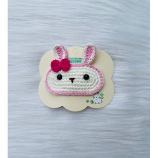 Kẹp tóc bằng len handmade thỏ và cà rốt