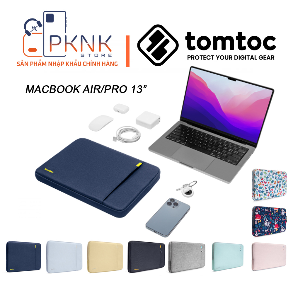 TÚI CHỐNG SỐC TOMTOC  360* PROTECTIVE MACBOOK AIR/PRO 13 INCH