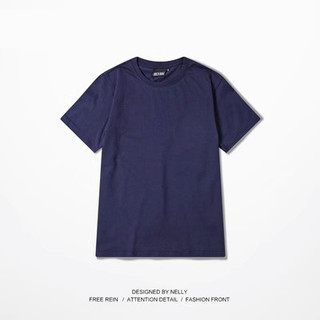 [NY0007 xả kho -14] Áo thun trơn Nelly 100% cotton basic bộ màu áo phông basic đen trắng xanh đen (Nelly)