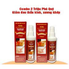 Dầu thảo dược xoa bóp Triệu Phú Quý giảm đau thần kinh, đau xương khớp, vai gáy, phong tê thấp - Cha