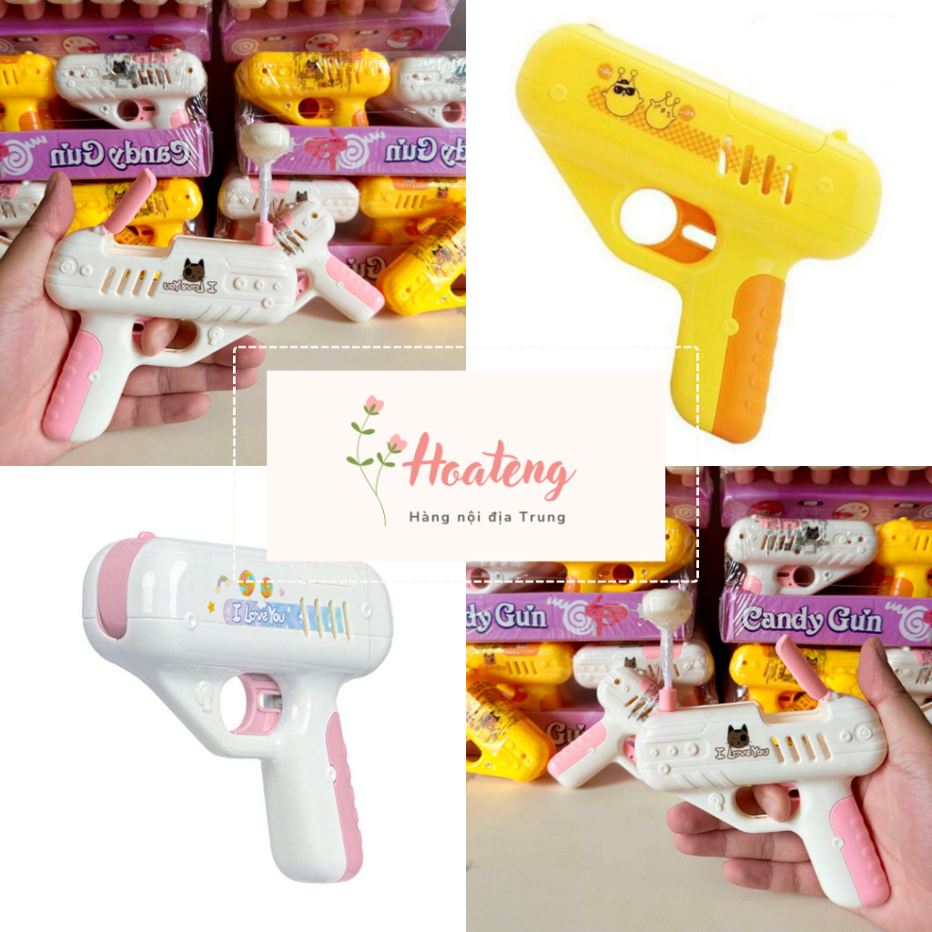 SÚNG BẮN KẸO MÚT 🍭🍭🍭 Tặng bạn gái/trẻ nhỏ/hot tiktok 2023