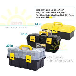 Hộp đựng dụng cụ, đồ nghề nhỏ- lớn- đại hiệp thành- cứng cáp, bền đẹp, tiện dụng