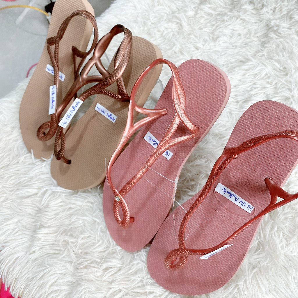 Dép Sandal Nữ Quai Xoắn Chéo Trơn