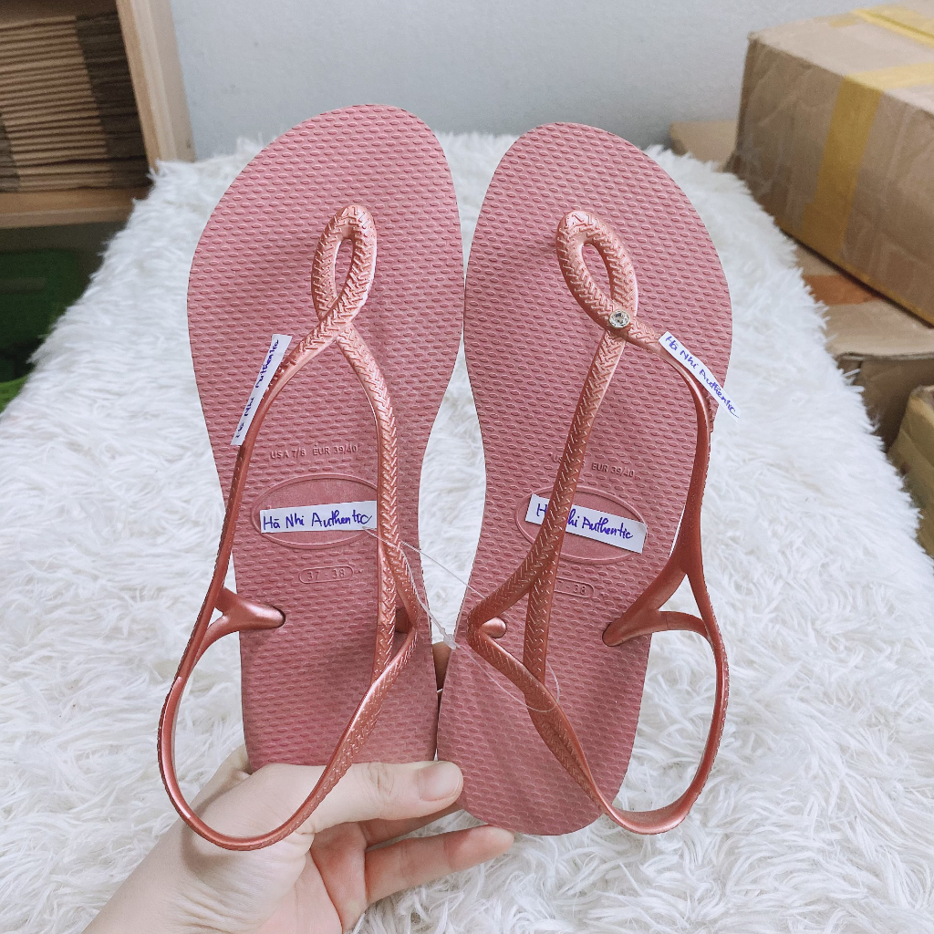 Dép Sandal Nữ Quai Xoắn Chéo Trơn