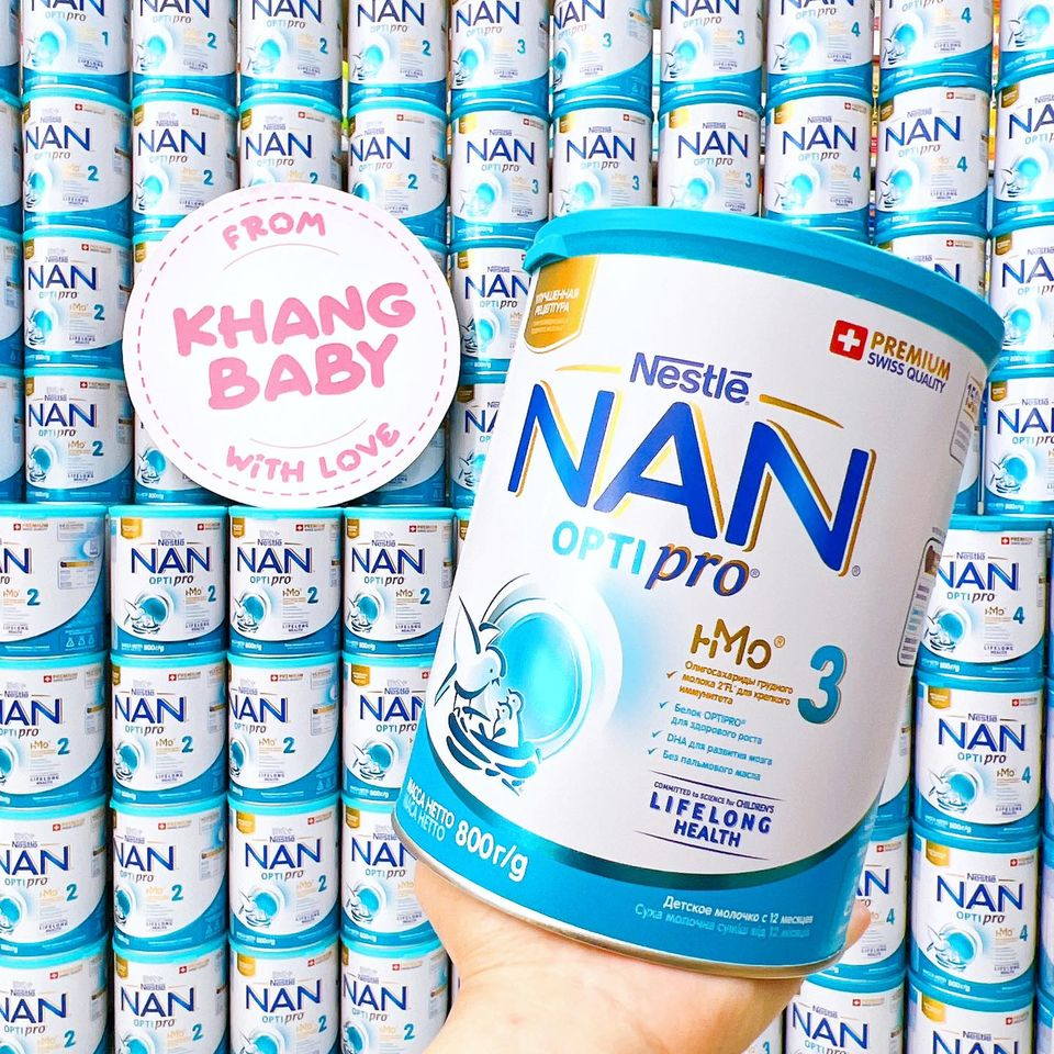 Sữa bột Nan Nga Optipro 800g - Shop Khang Baby