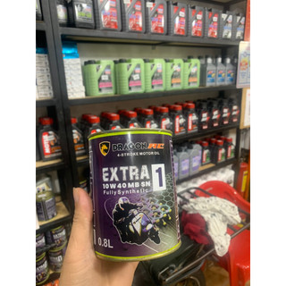 Thùng Nhớt xe GATổng Hợp Dragon RC Extra 1 10W40 MB Fully Synthetic 800ml