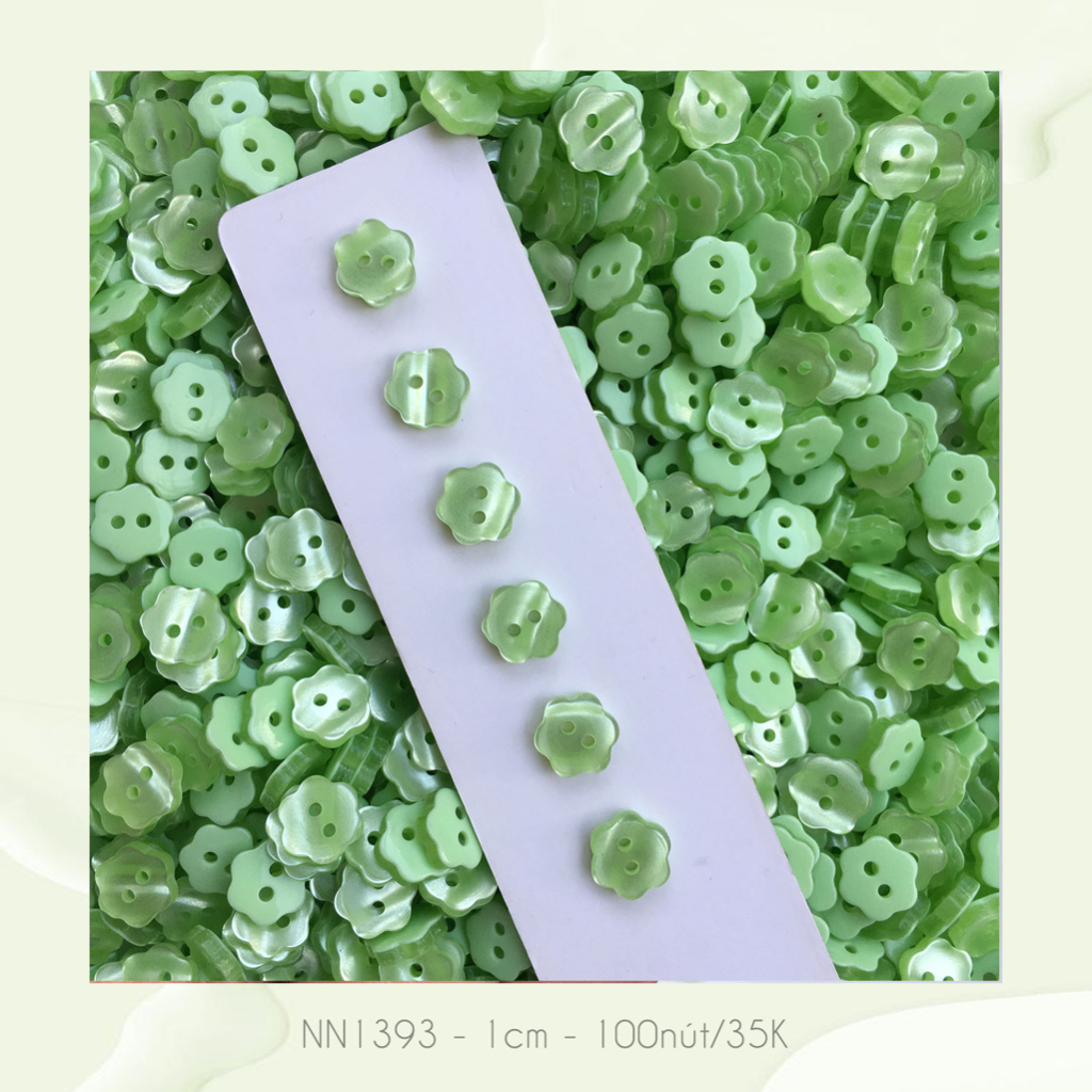 Set 100 nút áo NN1393, size 1cm