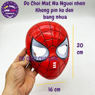 Đồ chơi mặt nạ Người Nhện bằng nhựa không pin đèn 680-3