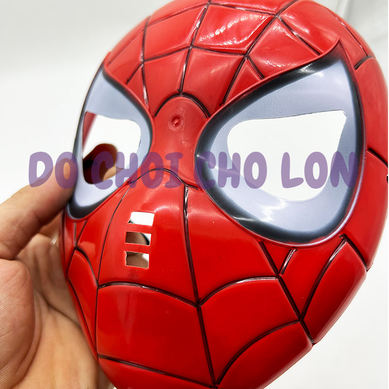 Đồ chơi mặt nạ Người Nhện bằng nhựa không pin đèn 680-3