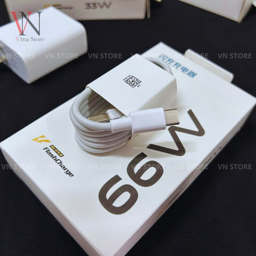 Sạc vivo 66w, sạc nhanh V flash charge không nóng máy dùng cho Vivo V25 Pro/V27/V27e/V25/V25e/Y35/Y55/Y36 và các dòng vi