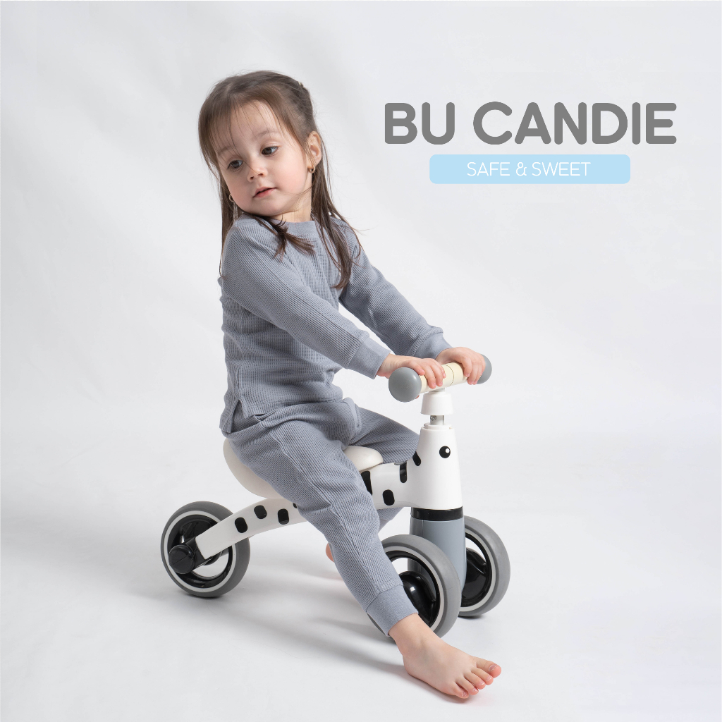 Bộ dài tay cổ tròn Waffle – BU Baby