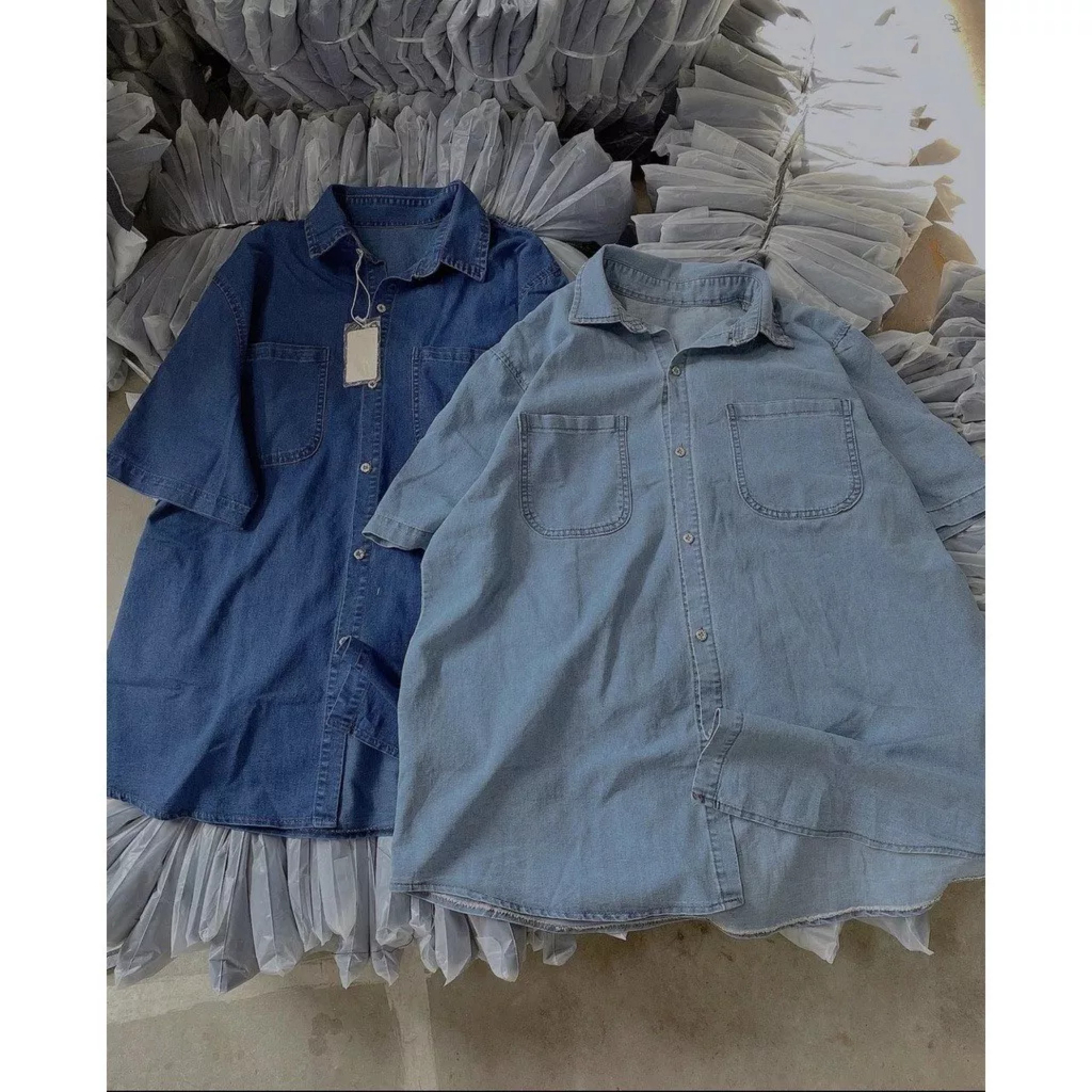 Áo bò sơ mi cộc tay 5037Somibococtay/p1k12