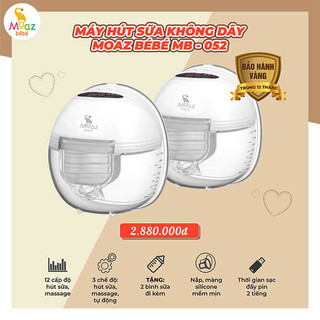 Máy hút sữa không dây Moaz BéBé MB052 (hút đôi)